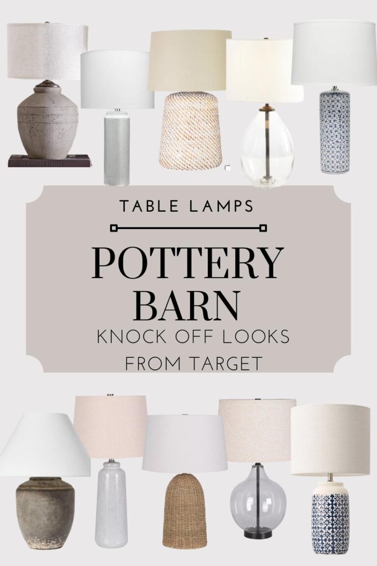 Target Table Lamps That Look Just Like Pottery Barn