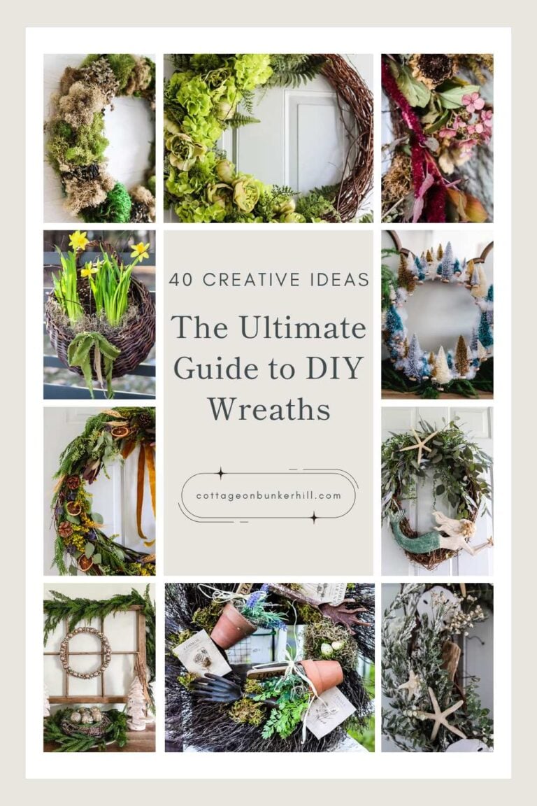 The Ultimate Guide to DIY Wreaths: 40 Creative Ideas