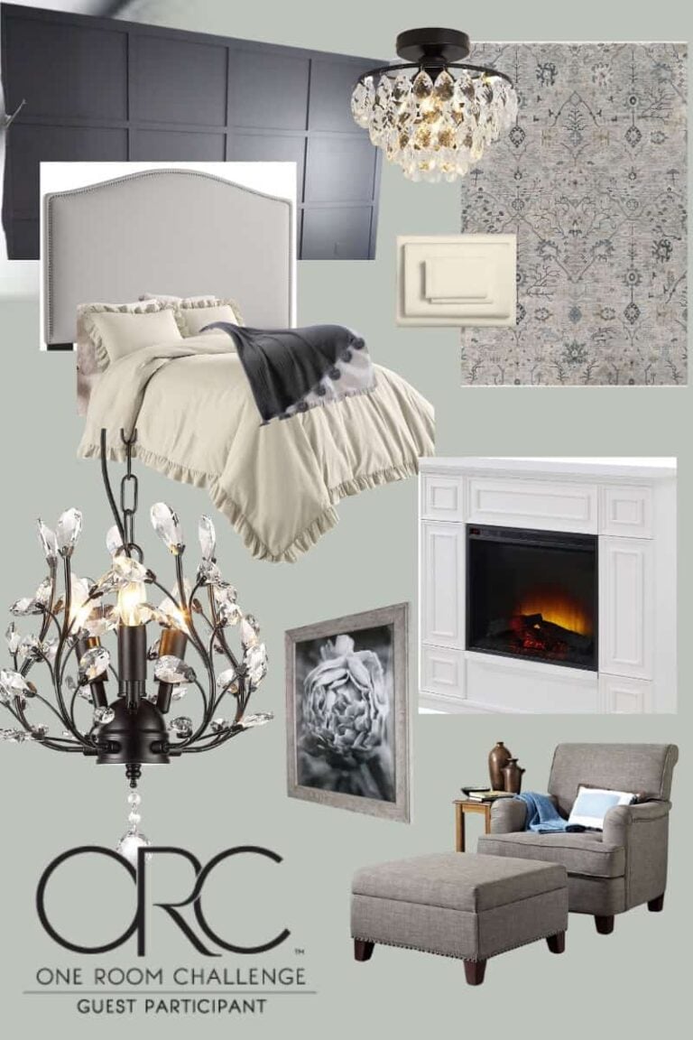 one room challenge mood board