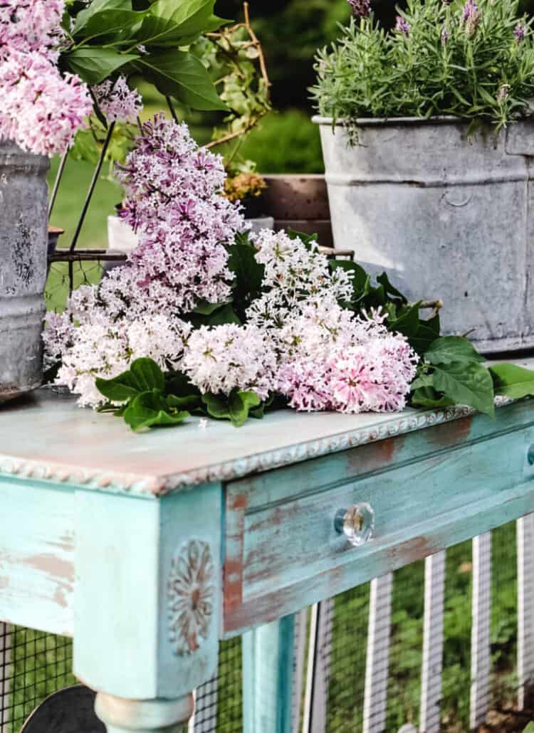 French Country DIY Potting Bench