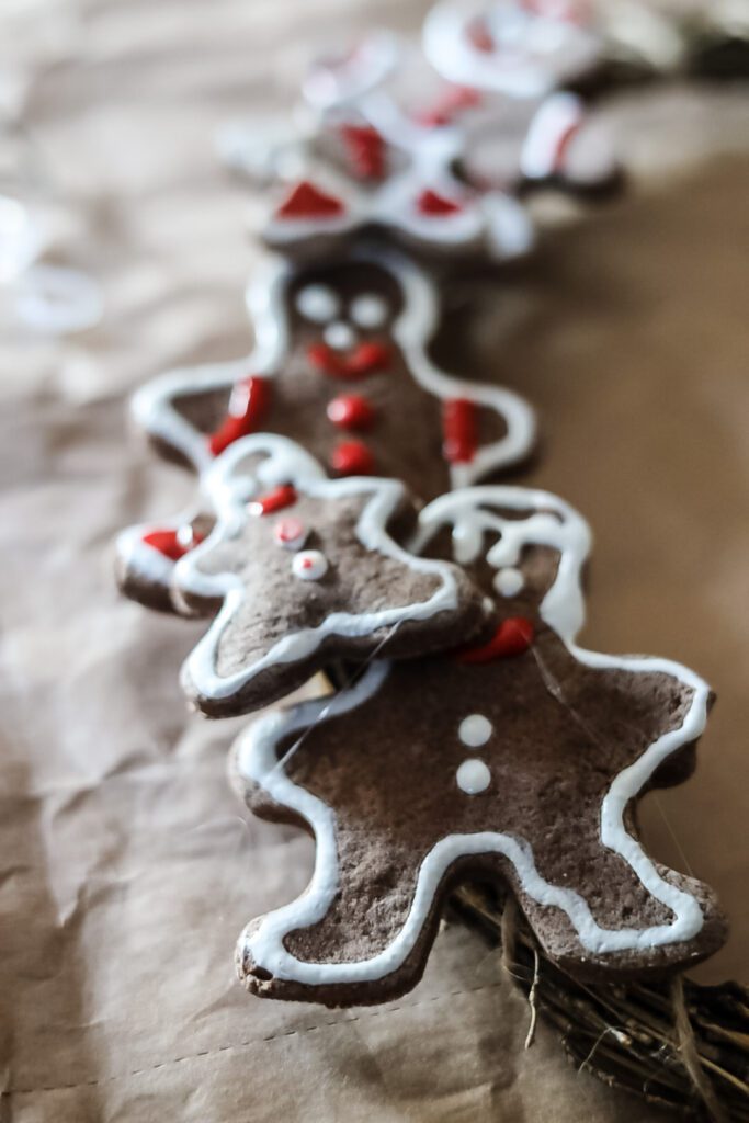 gingerbread man wreath