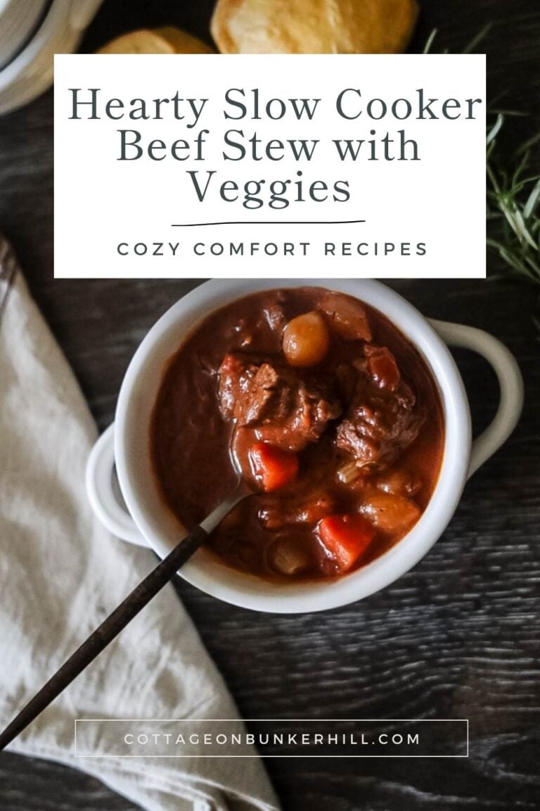 Cozy Comfort: Hearty Slow Cooker Beef Stew with Veggies
