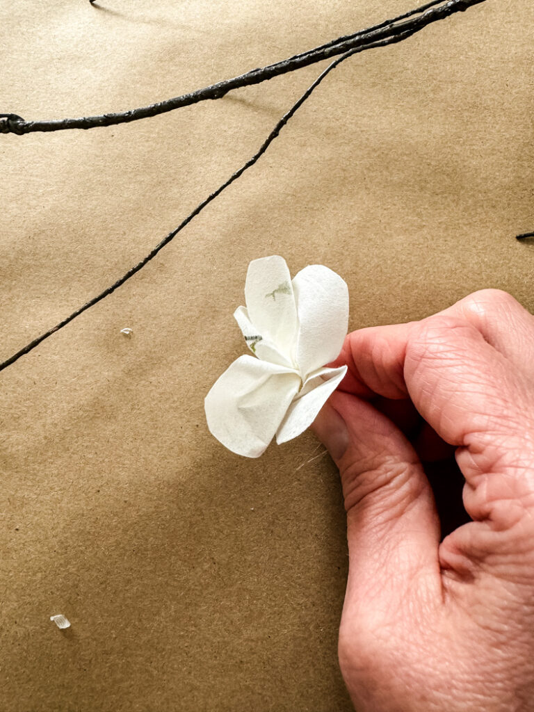 making paper flowers