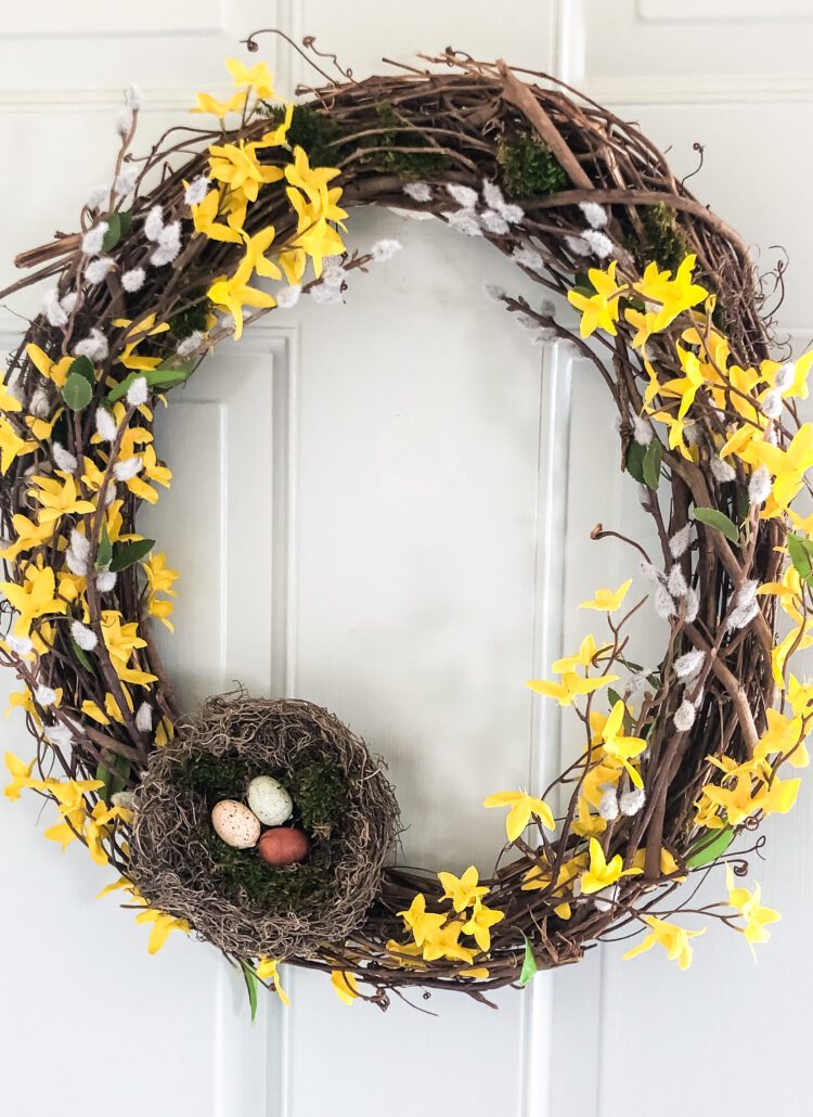 forsythia wreath