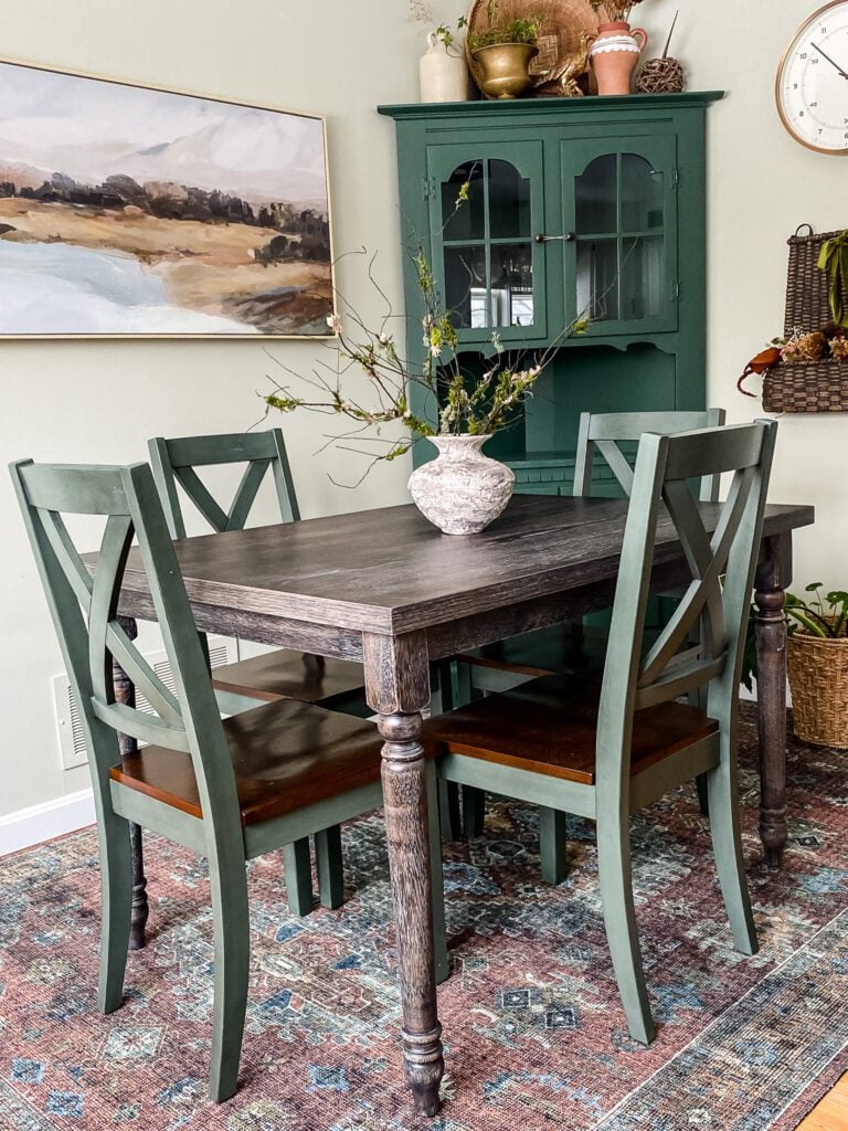 dining area with table and chairs