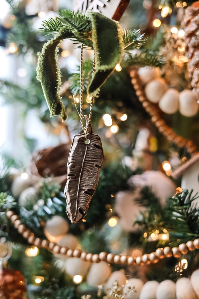 Clay Leaf Christmas Ornaments: A DIY Tutorial