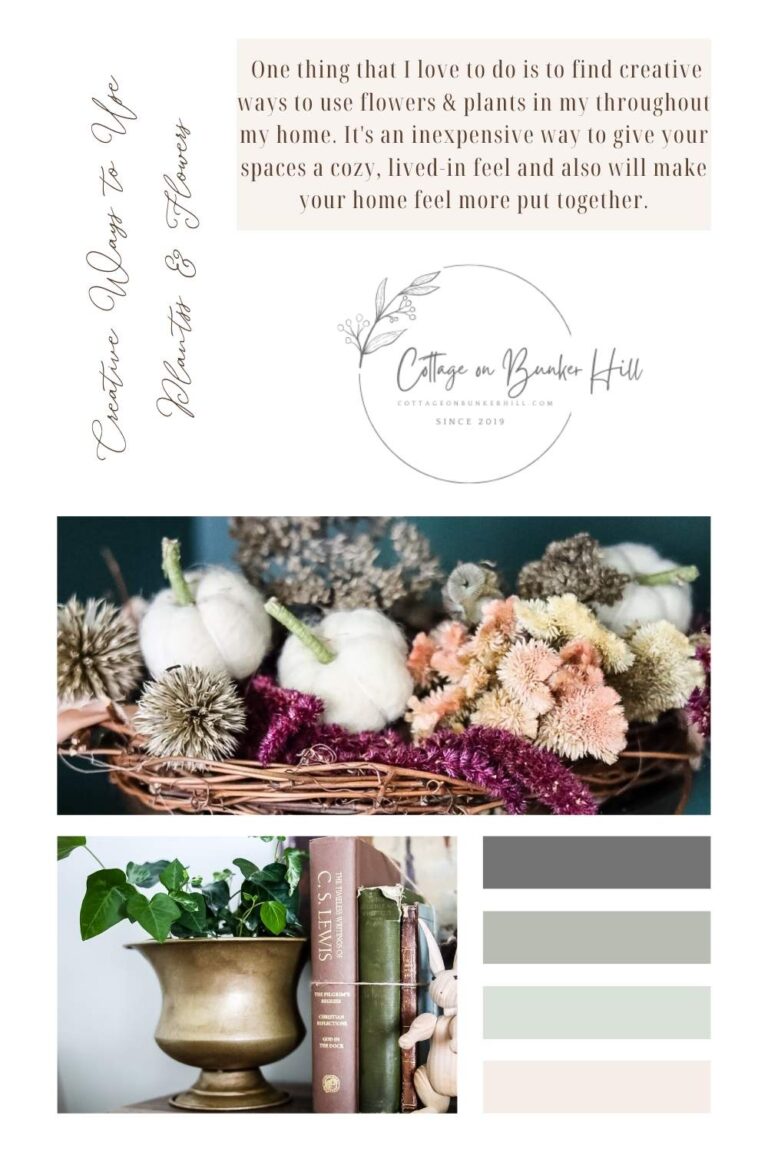 Creative Ways To Use Flowers & Plants in Your Home