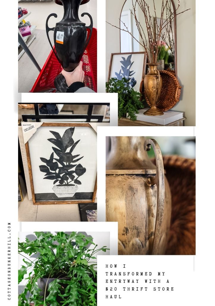 How I Transformed My Entryway with a $20 Thrift Store Haul