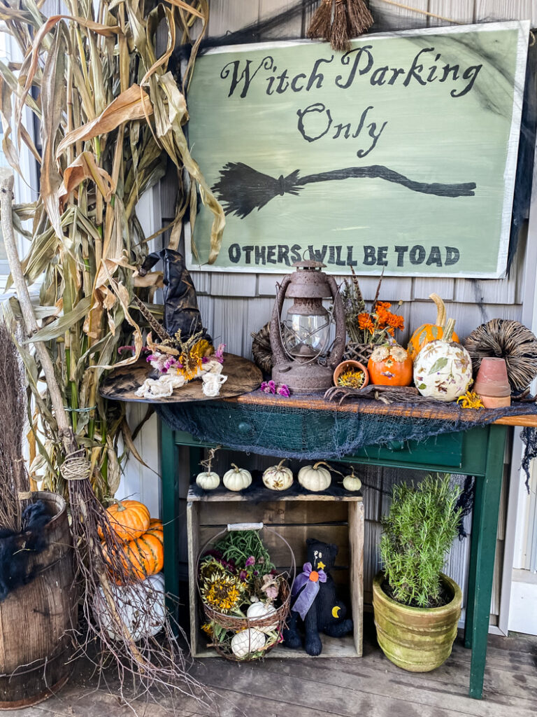 Halloween Witch Fall Porch